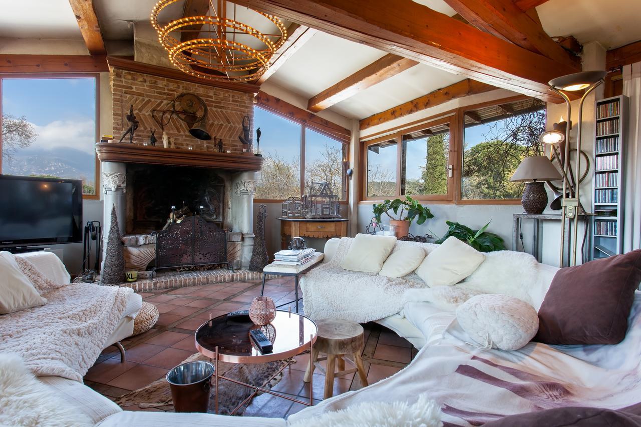 Bed and Breakfast Le Mas Shabanou Roquefort-les-Pins Exterior foto